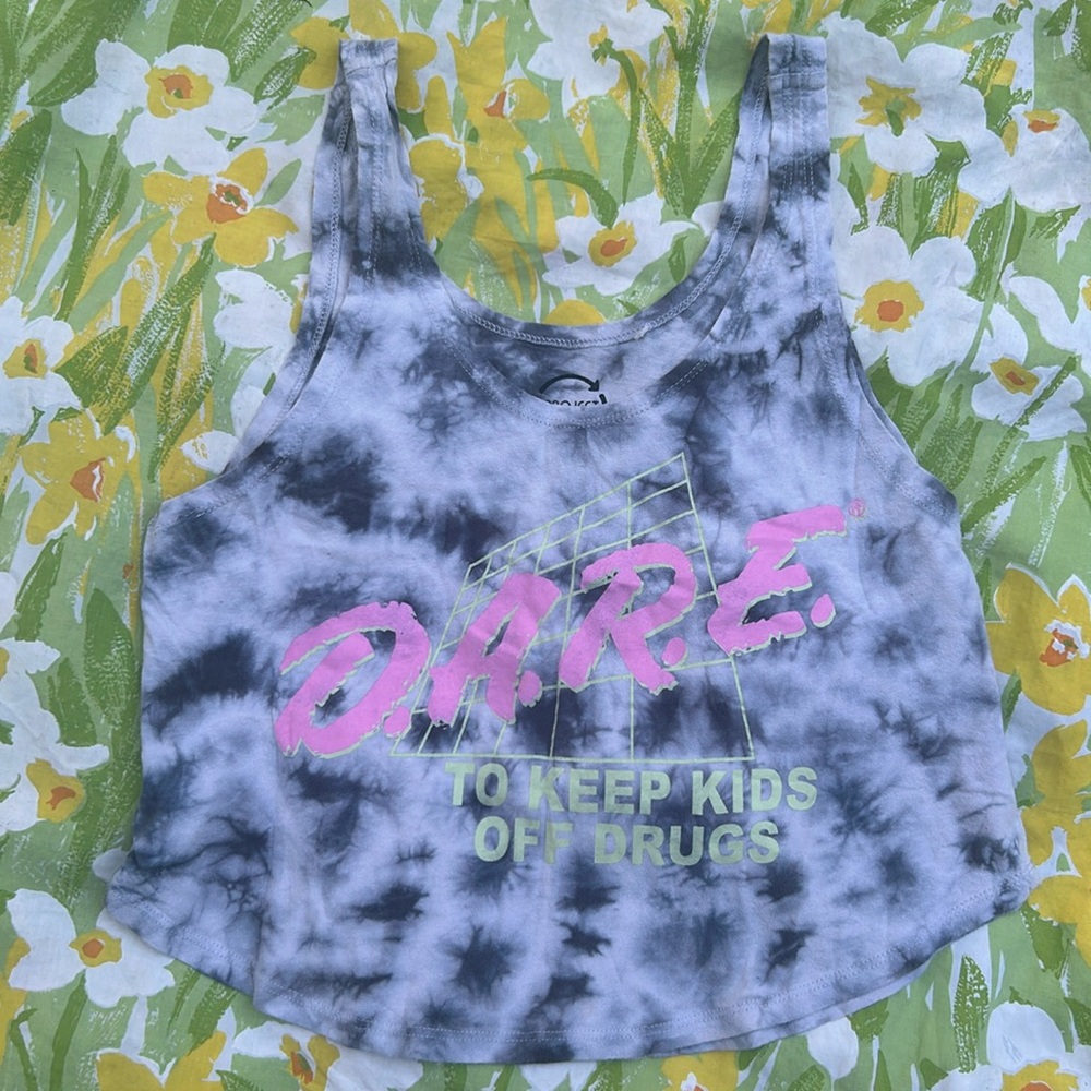 💕 DARE tie dye cozy crop top